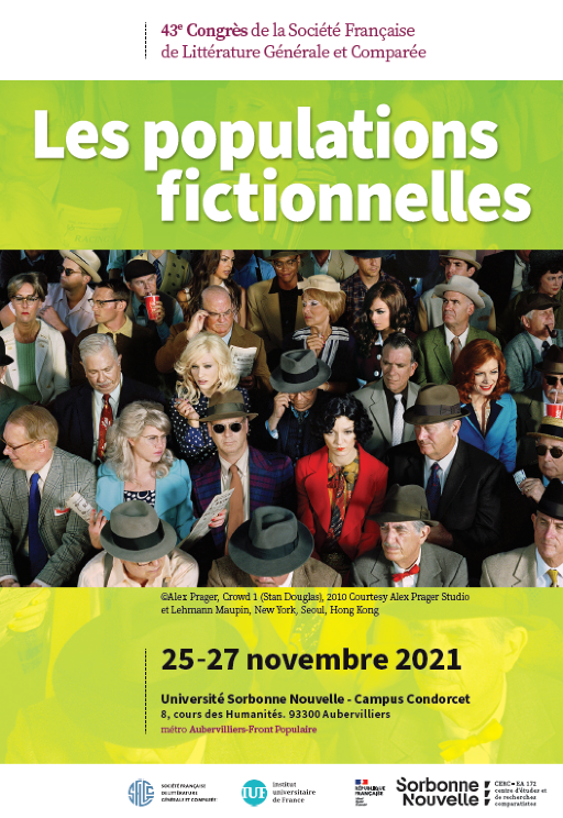 43e Congrès de la Société Française de Littérature Générale et Comparée - Les populations fictionnelles