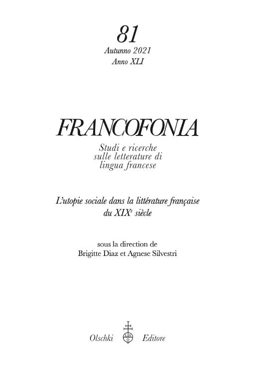 Francofonia, n° 81, 2021 : 