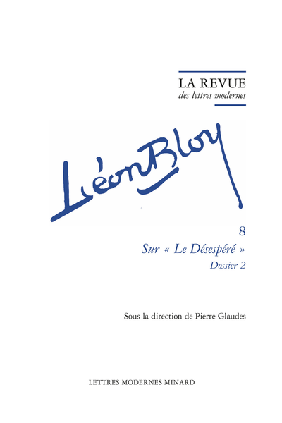 La Revue des lettres modernes. Sur Le Désespéré (2)