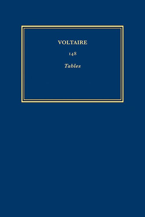 Voltaire, Œuvres complètes, t. 148 (éd. Alison Oliver & Gillian Pink)