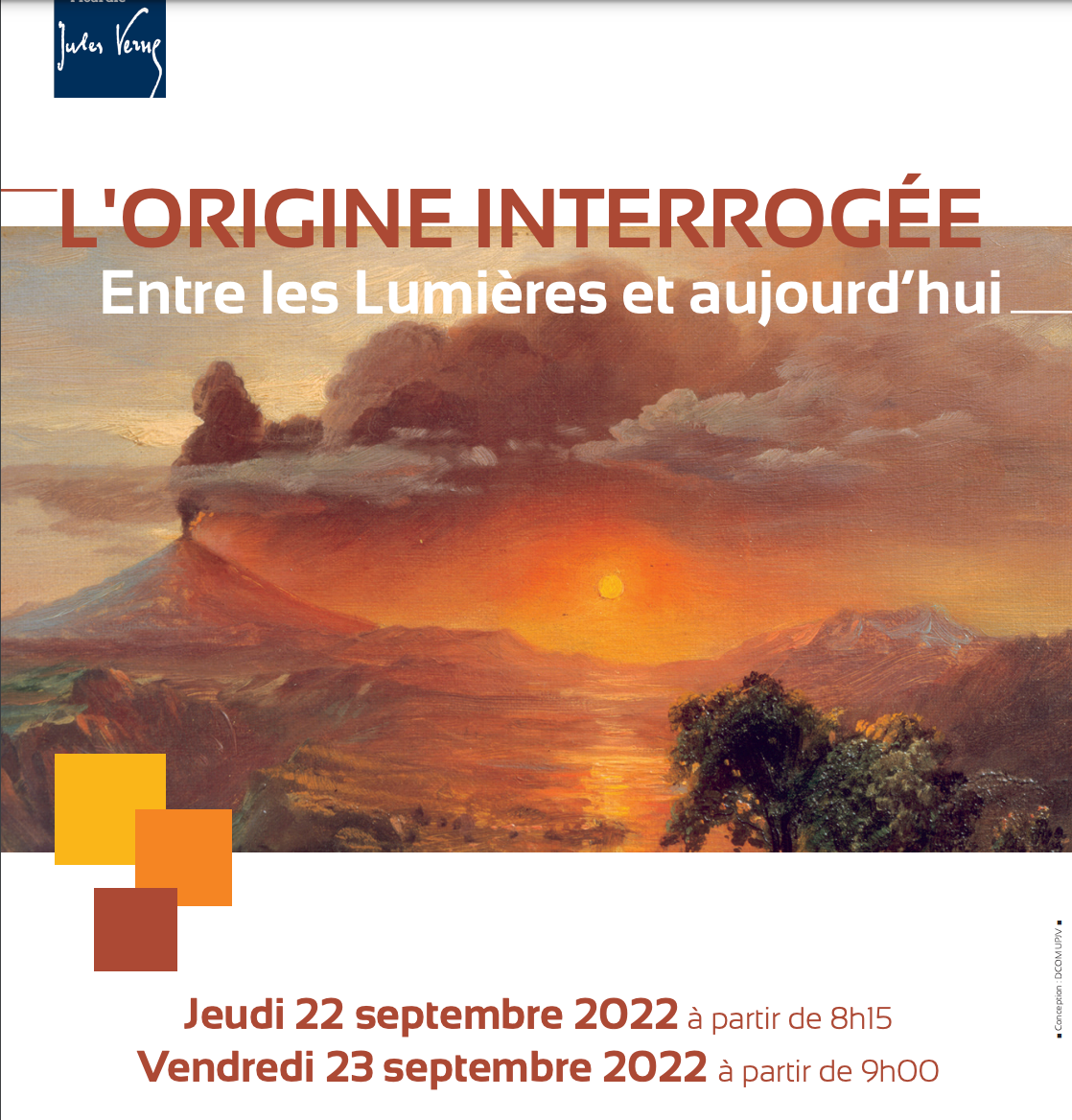 L'Origine interrogée. Entre les Lumières et aujourd'hui (Amiens)