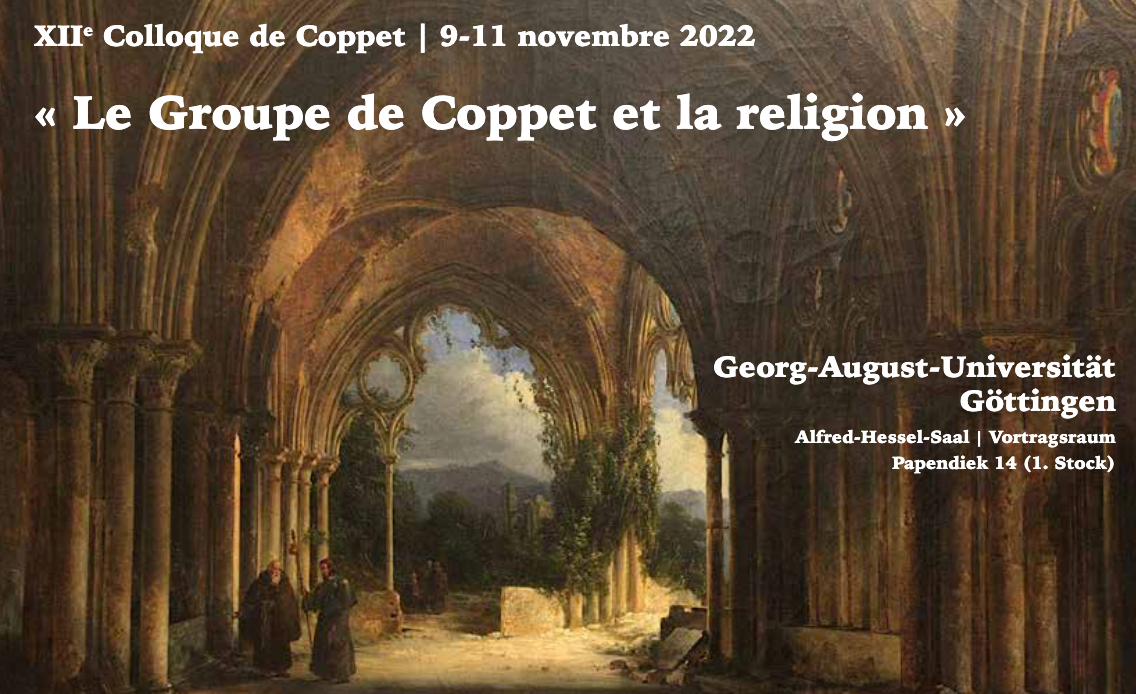 Le Groupe de Coppet et la religion (12e colloque de Coppet, Göttingen)