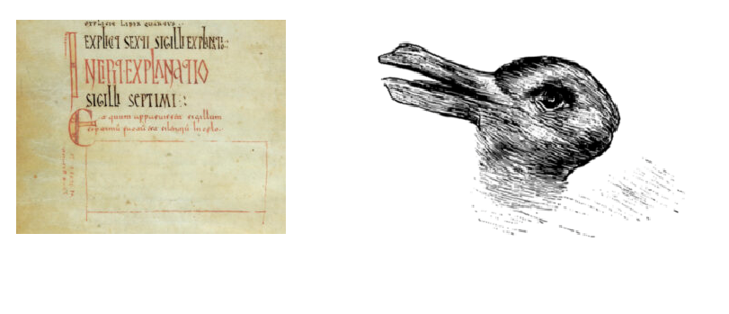 Florence Dumora (« Intervalle spatial et intervalle temporel : un canard-lapin au crépuscule ») et Vincent Debiais (« Informel et intervalle de l’image médiévale »)