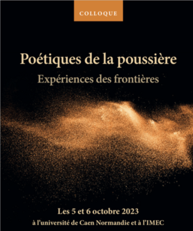 Poetics of Dust: Exploring Borders in French and Foreign Poetry of the 20th and 21st centuries