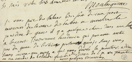 “Faire œuvre” ? Éditer la correspondance de Montesquieu. Conf. de Catherine Volpilhac-Auger (Montpellier)