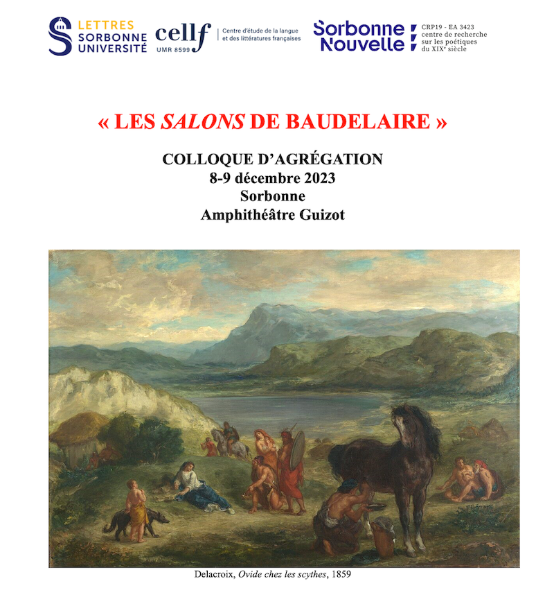 Les Salons de Baudelaire. Journée d'agrégation (Sorbonne)