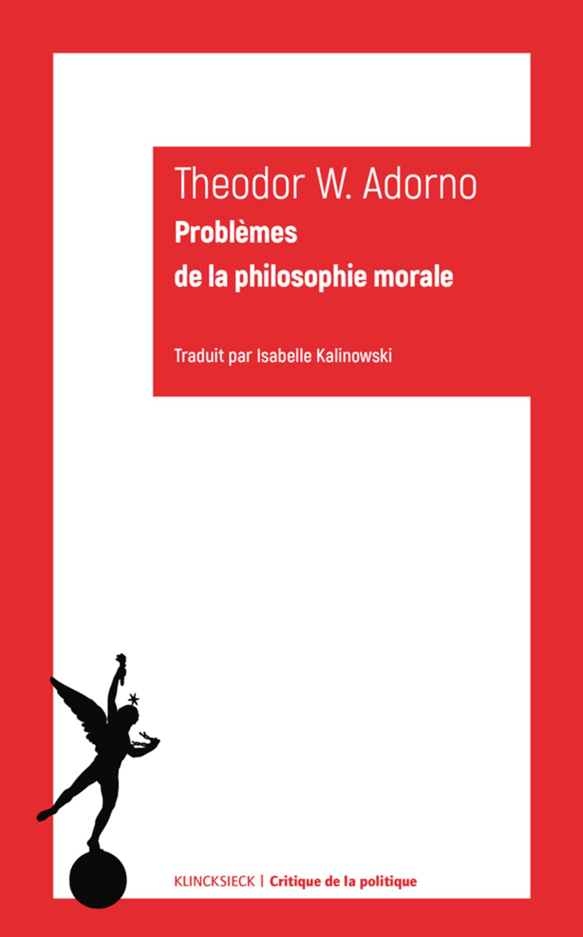 Theodor W. Adorno, Problèmes de la philosophie morale