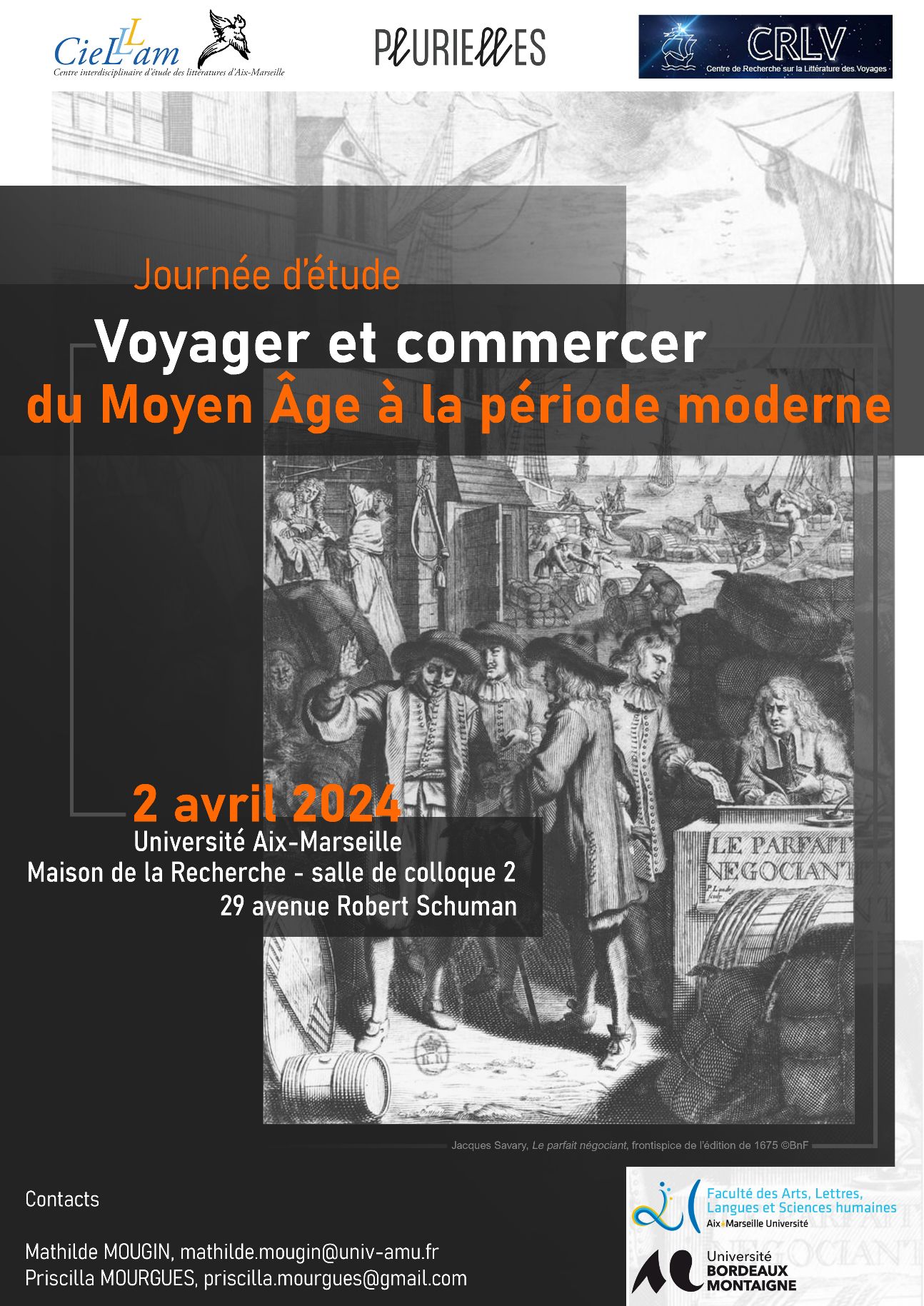 Voyager et commercer du Moyen Âge à la période moderne (Aix-en-Provence)