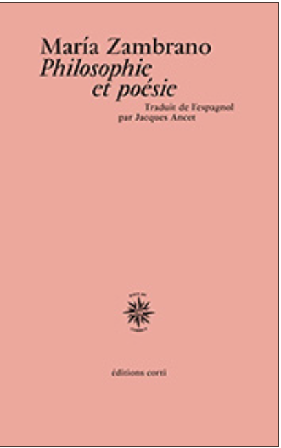 Maria Zambrano, Philosophie et poésie (1939)