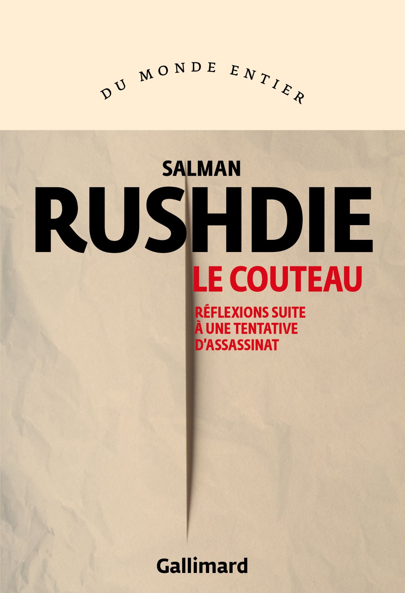 Salman Rushdie, Le couteau. Réflexions sur une tentative d'assassinat