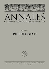 Valeurs,  axiologie, cultures (revue Annales UMCS FF)