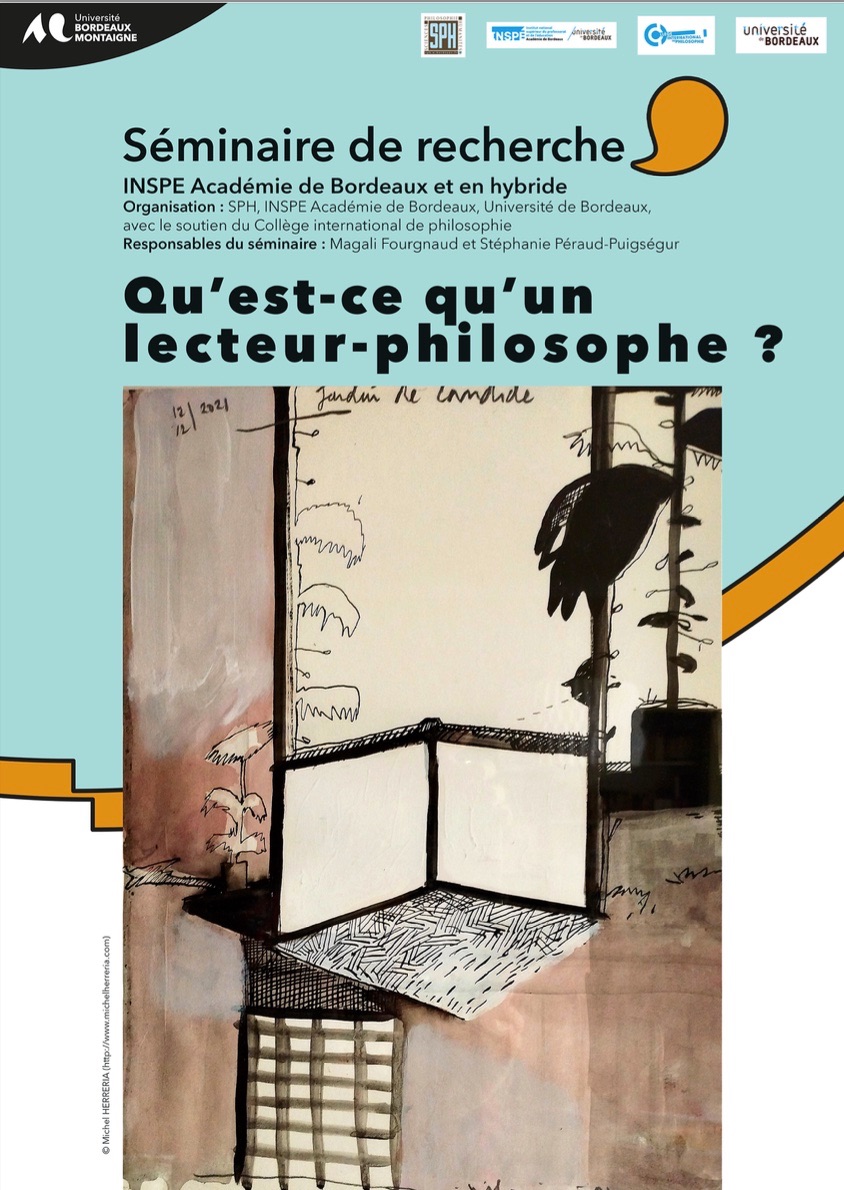 Qu'est-ce qu'un lecteur philosophe? (Bordeaux & en ligne)