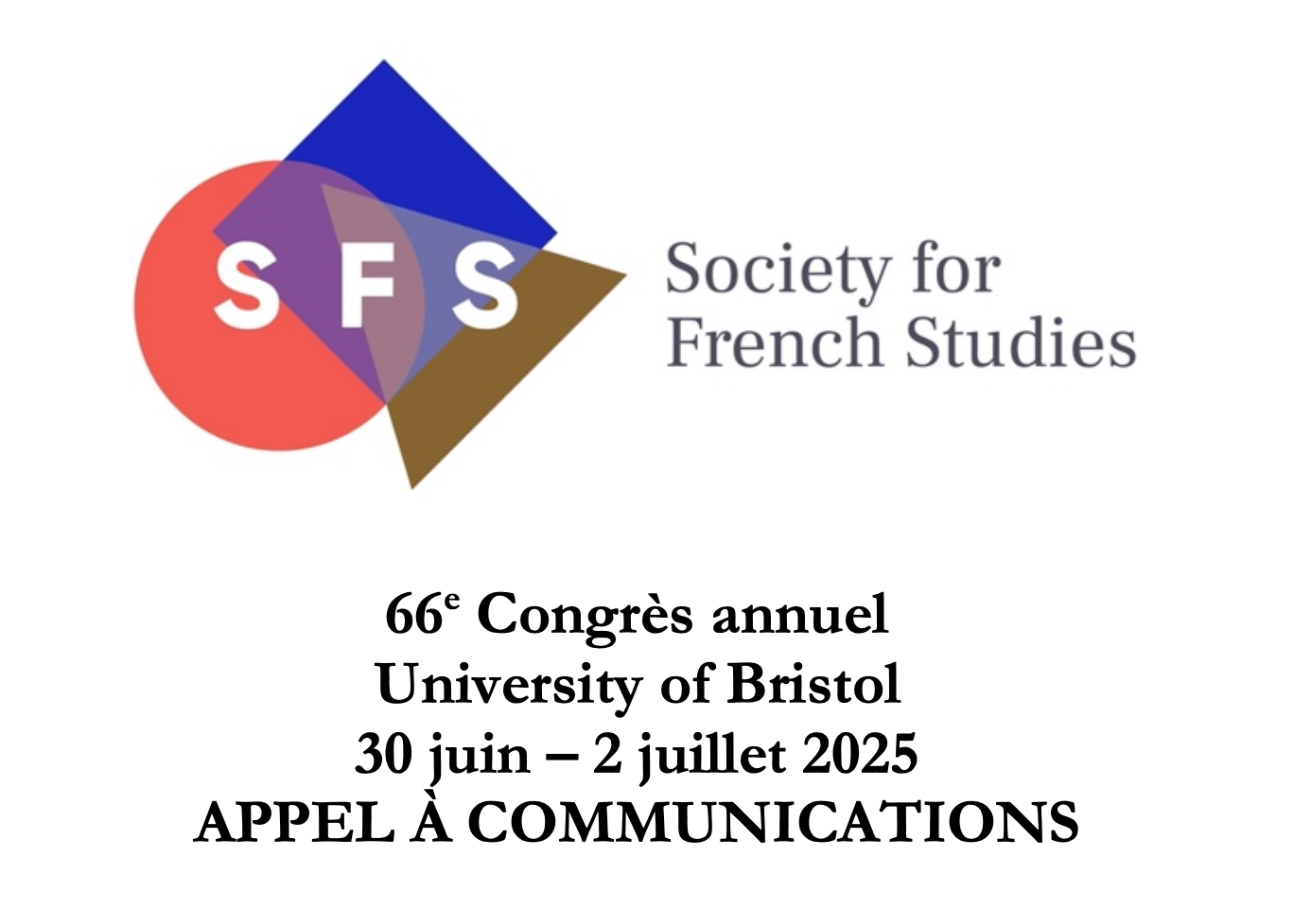 Society for French Studies. Congrès annuel 2025 (Bristol)