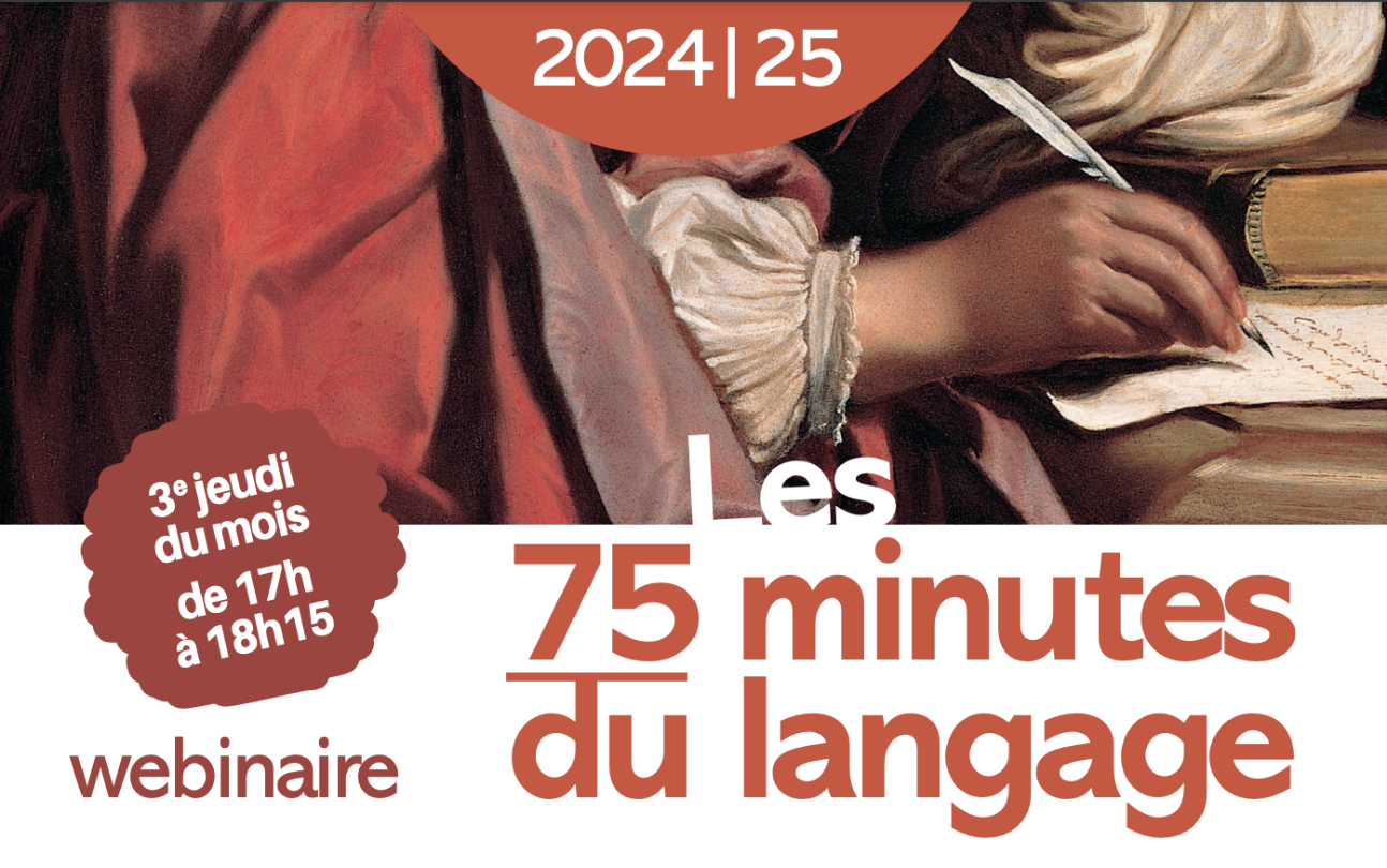 Les 75 minutes du langage (en ligne)