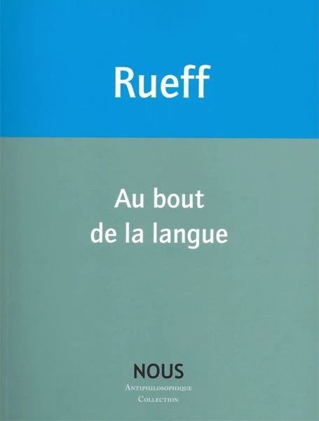 Que font les poètes de leur langue ? Conf. de Martin Rueff (Lausanne)