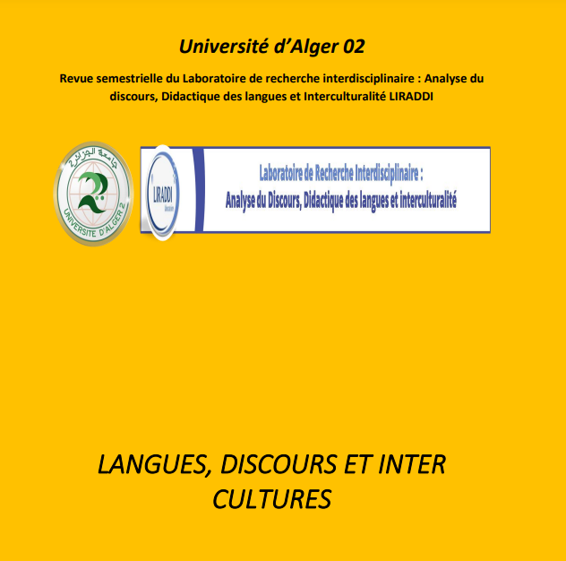 Langues, discours et inter cultures, vol 8-2 : 