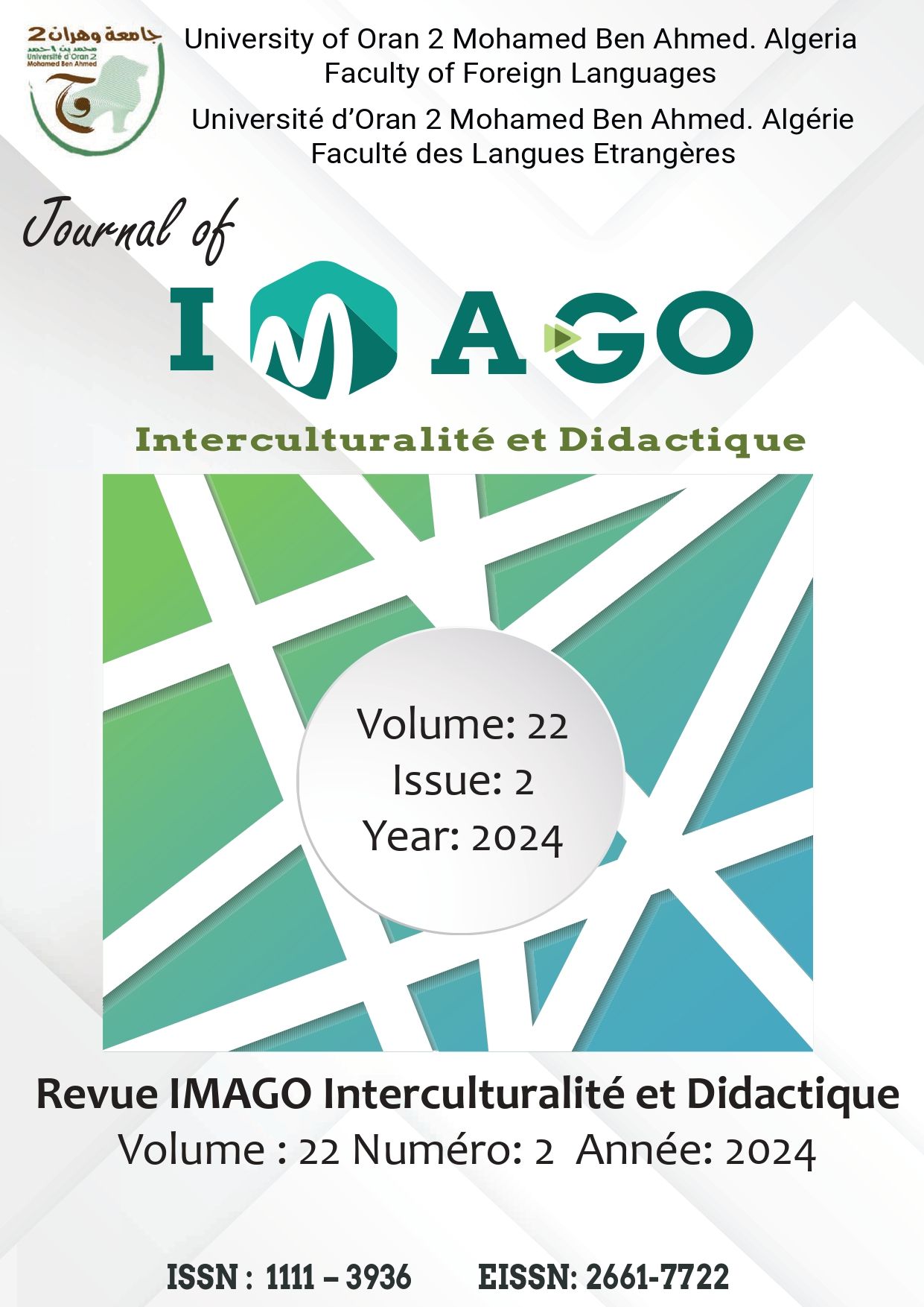 Interculturalité et didactique (revue Imago)