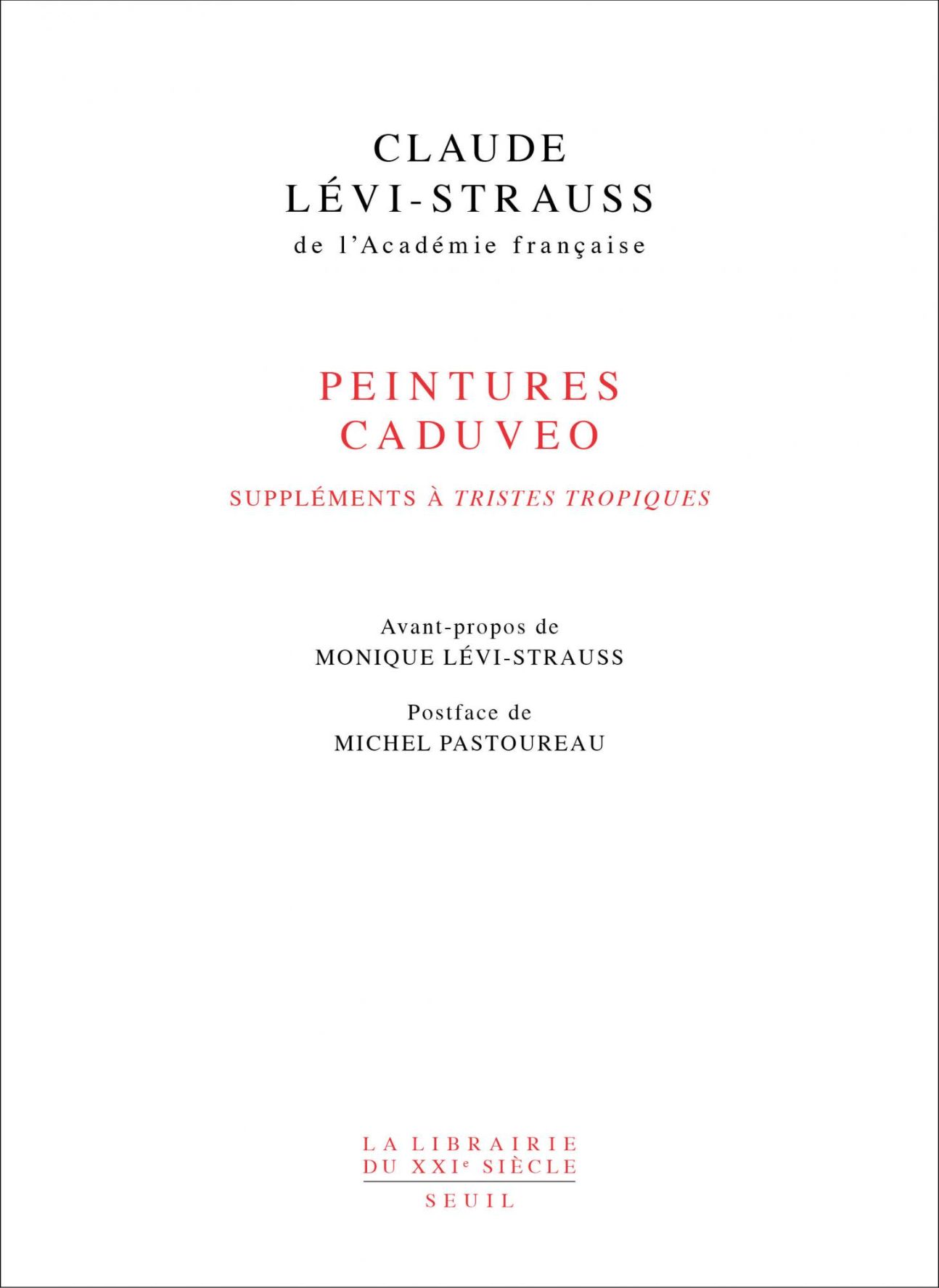 Claude Lévi-Strauss, Peintures caduveo. Suppléments à 