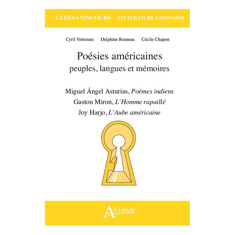 Cyril Vettorato, Cécile Chapon & Delphine Rumeau, Poésies américaines : peuples, langues et mémoires