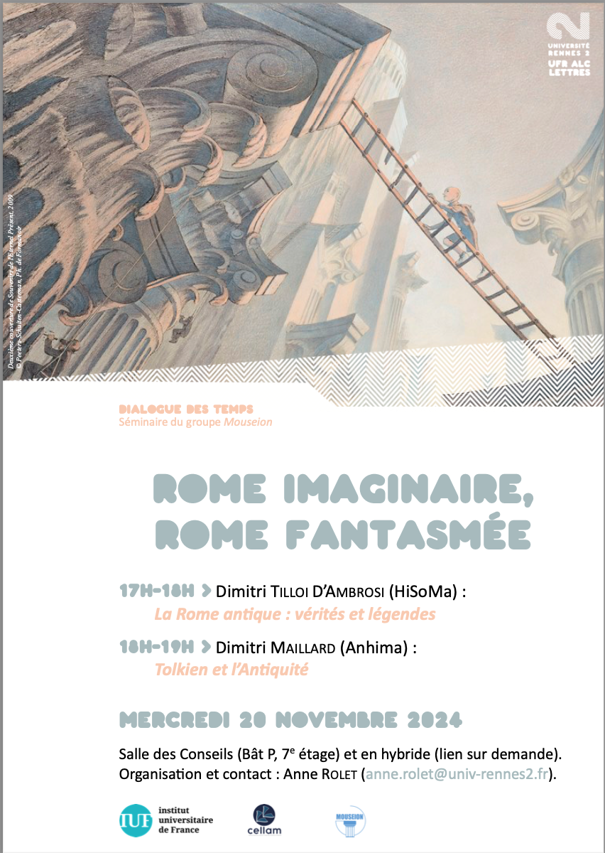 Imaginary Rome, fantasy Rome. Dialogue of Times Seminar (Rennes & online)