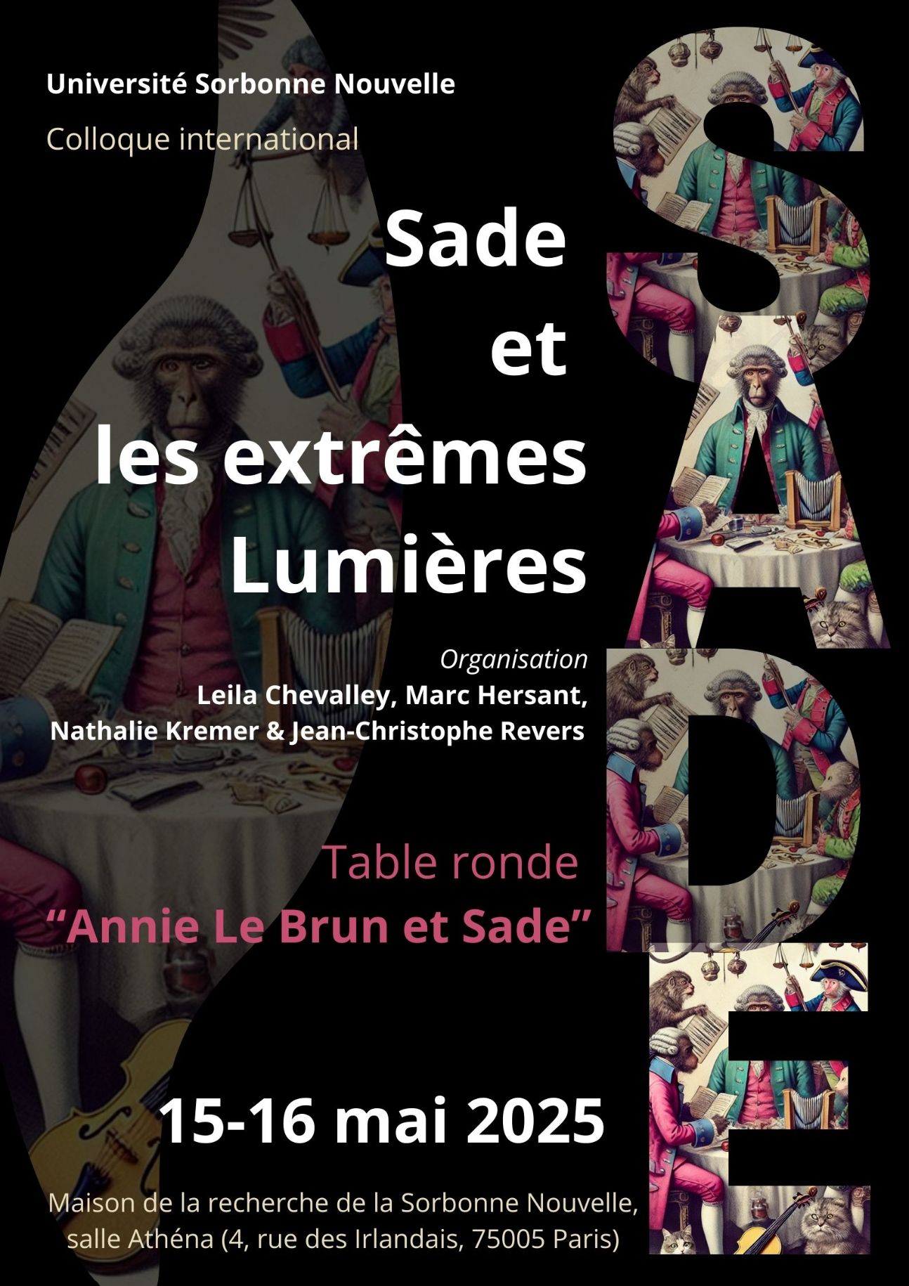 Sade et les extrêmes Lumières (Sorbonne Nouvelle)