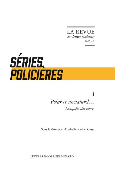 La Revue des lettres modernes. Séries policières, vol. 4 : 