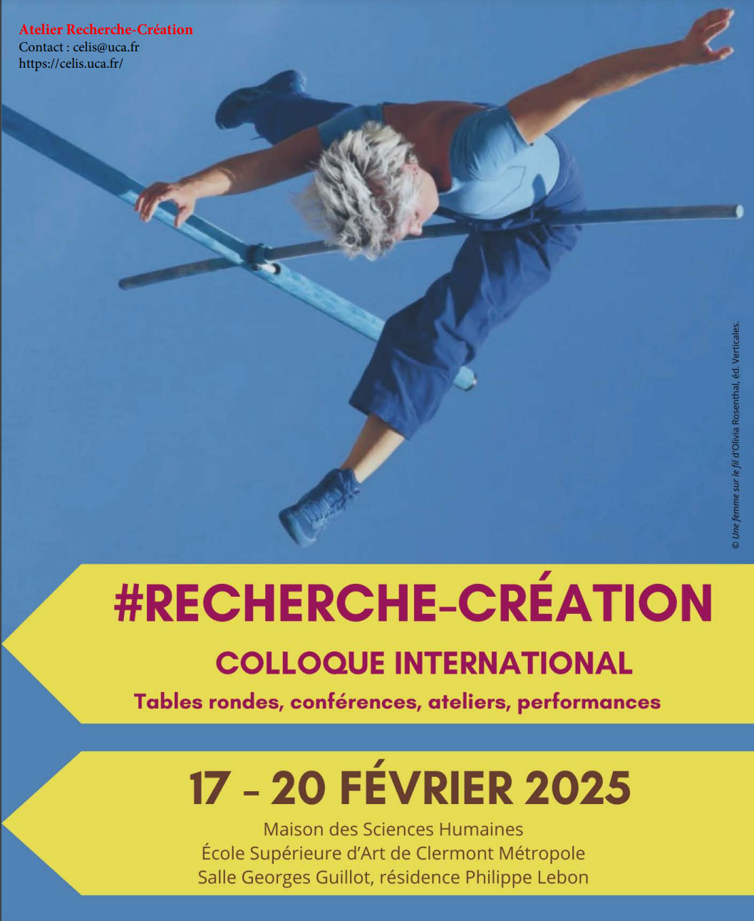 #recherche-création : Tables rondes, conférences, ateliers, performances (Clermont-Ferrand)