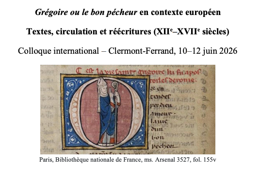 Grégoire ou le bon pécheur en contexte européen. Textes, circulation et réécritures (XIIe–XVIIe siècles)