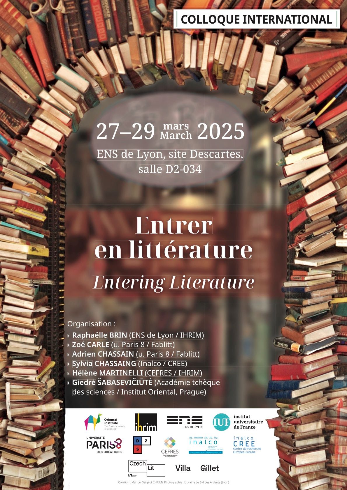 Entrer en littérature / Entering literature (ENS Lyon)